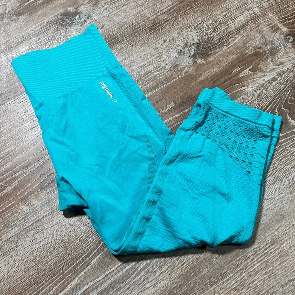 Gymshark Teal Active Leggings - Picture 2 of 5